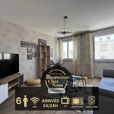 6 Couchages Pres Chu - Daguerre Apartment Clermont-Ferrand